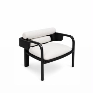 Luxury minimalistic accent chair for modern homes in Lagos, Nigeria, featuring premium upholstery and a contemporary minimalist design.