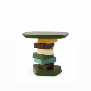 Luxury multi-color side table for modern homes in Lagos, Nigeria, featuring a contemporary design for living rooms, bedrooms, and elegant interiors.