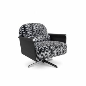 Modern swivel leisure chair with premium comfort, elegant styling, and 360° movement for contemporary interiors.