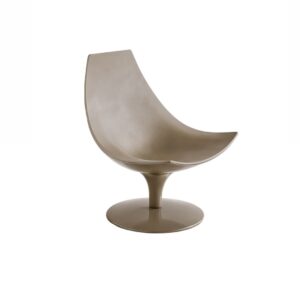Swivel Moon Chair with a modern curved design and plush upholstery for luxury living rooms, bedrooms, and lounge spaces.