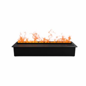3D Flame Electric Fireplace Luxury 3D flame electric fireplace for modern homes in Lagos, Nigeria, available in 600mm, 800mm, 1000mm, and 1200mm sizes with realistic flame effects.