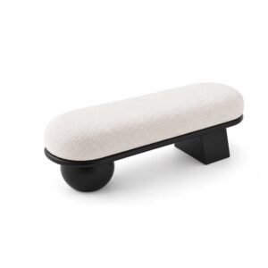 Boule Lounge Bench Luxury Boule lounge bench for modern homes in Lagos, Nigeria, featuring a sculptural contemporary design for elegant bedrooms, lounges, and living spaces.
